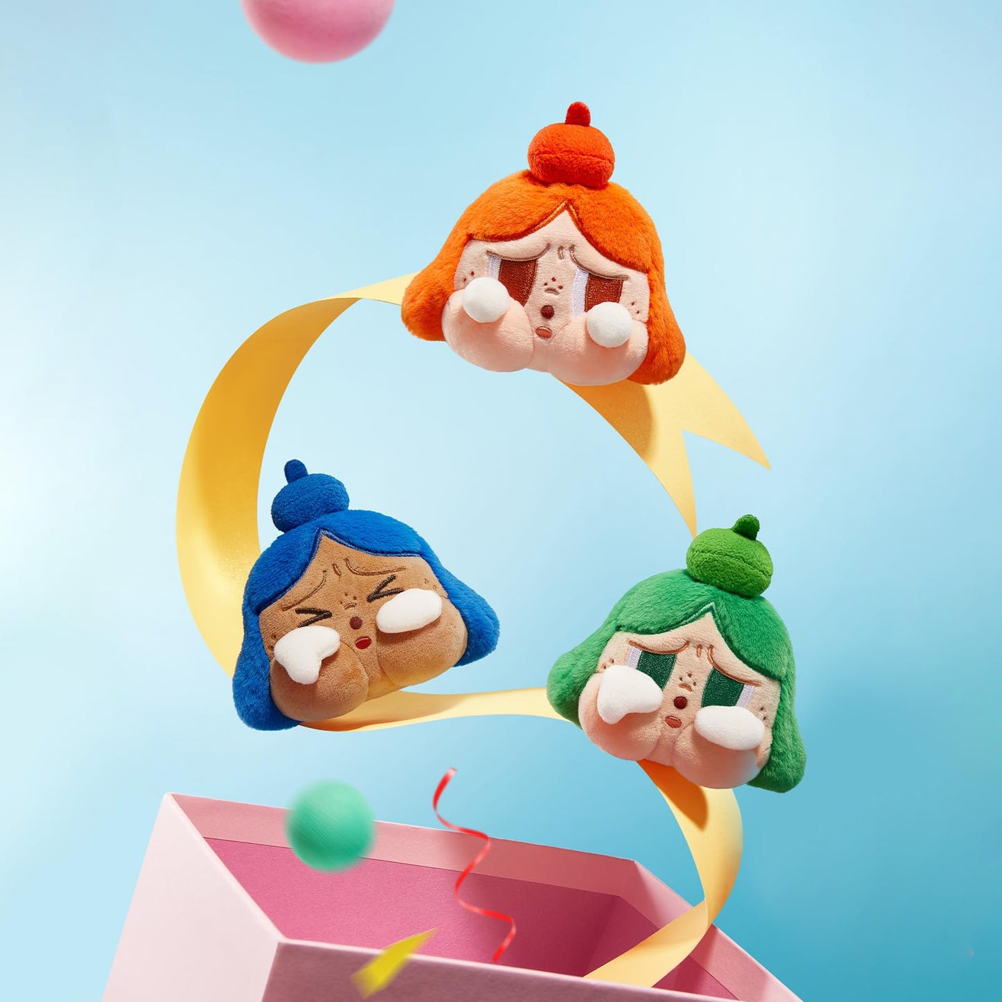 POP MART Crybaby Cheer UP, Baby! Series-Plush Pendant Blind Box, 6PCs Crybaby Blind Box Figures, Random Design Action Figures Collectible Toys Home Decorations, Holiday Birthday Gifts, Whole Set