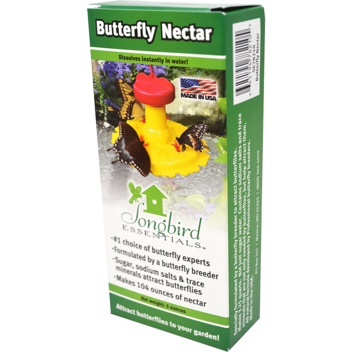 Songbird Essentials Butterfly Nectar Concentrate, 5 oz, Makes 104 oz of Nectar