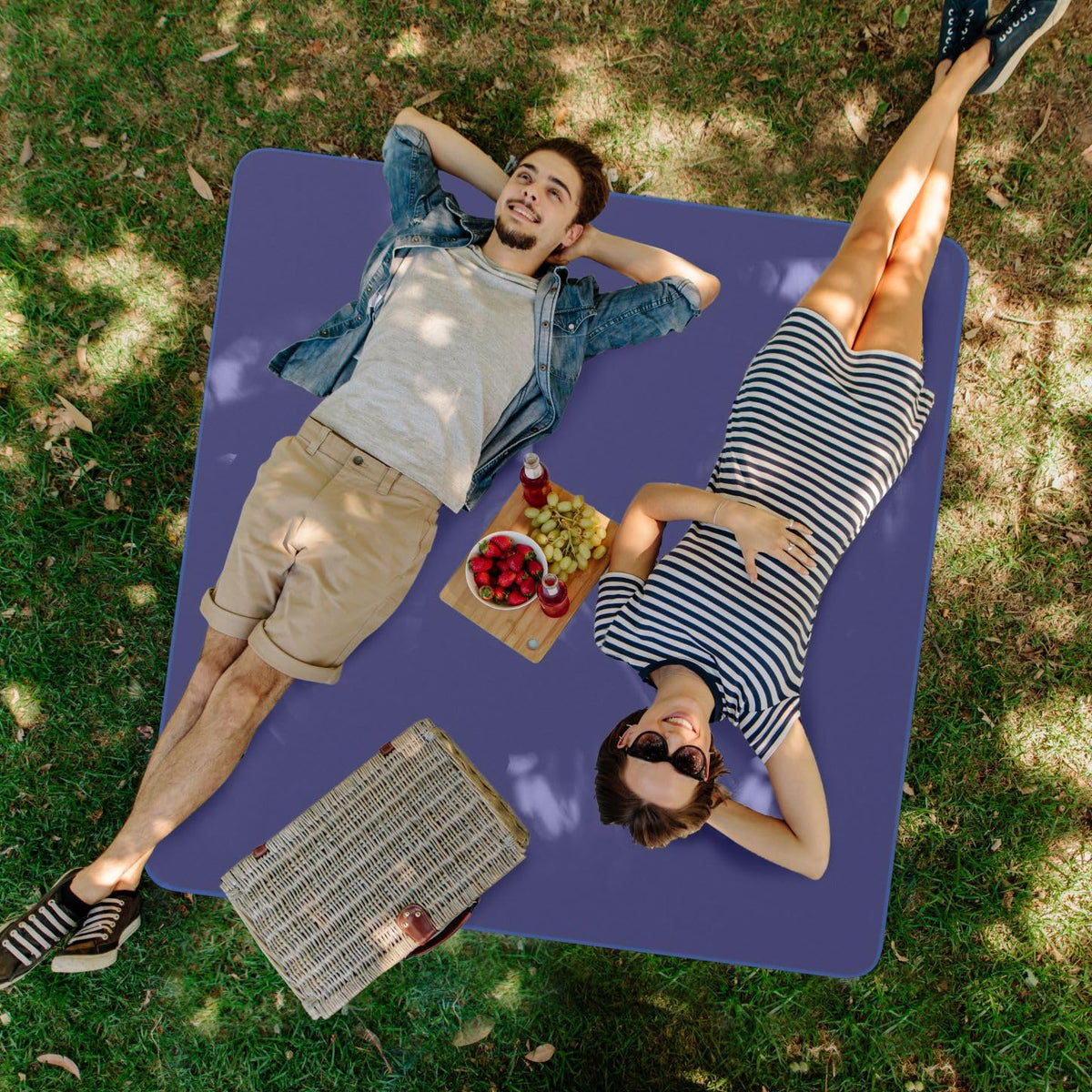 MonsterMat Extra Large Waterproof Splat Mat โ 60"x60" Super Jumbo Mess Mat for Floor & Table Protection Washable Mat for Arts, Crafts, Painting, and Playtime (Grey) (Navy Blue)