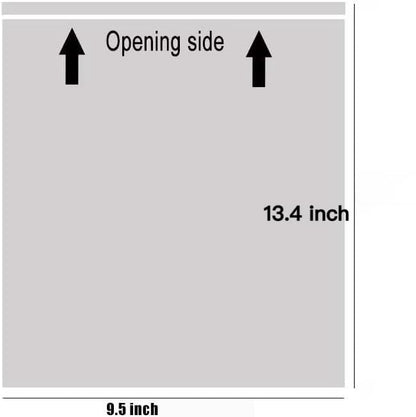 500PCS Packing Slip Pouches 9.5"x 13.4" Fit For 9.5"x 12" inch Packing List Envelopes,Self-Adhesive Mailing/Shipping Pouch Enclosed Bags for Packing Slips/Invoice/Labels Lettter Envelope Mailers