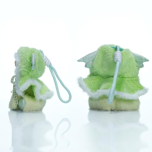 ICY DBS Cute Animal Plush Doll – 12cm Adorable Plush Toy with Soft Hood and Ribbon, Bags, and Collectibles - Snake