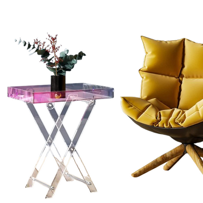Acrylic Iridescent Coffee Table