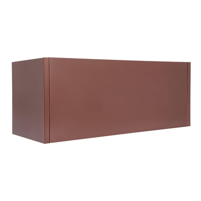 TFCFL Large Planter Box, Rectangular Steel Raised Garden Bed with Drainage, Outdoor Indoor Flower Pot for Balcony Patio, Heavy Duty Plant Container for Gardens, Halls, Terraces 38x15x15 Inch（Brown）