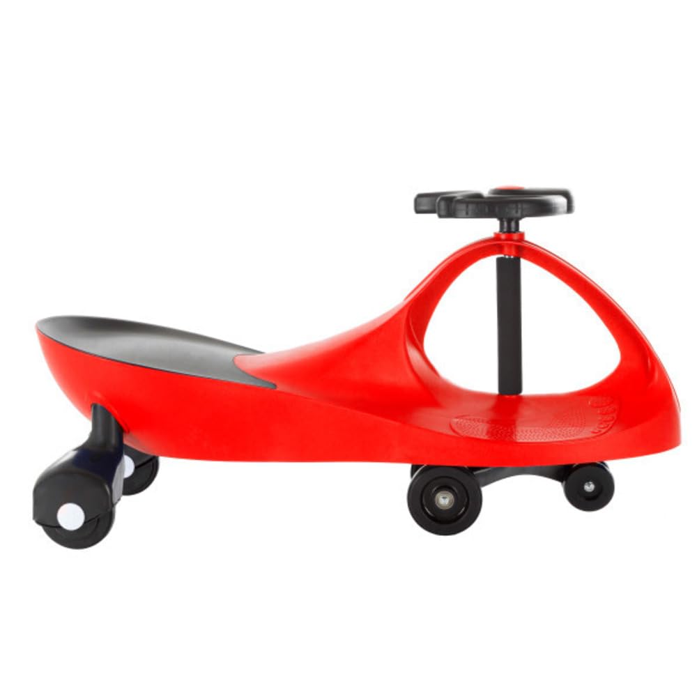 Wiggle Car - Ride on Toy for Ages 3 and Up - Toddler Ride on Toys with no Batteries, Gears, or Pedals Just Twist, Wiggle, and Go by Lil’ Rider (Red)