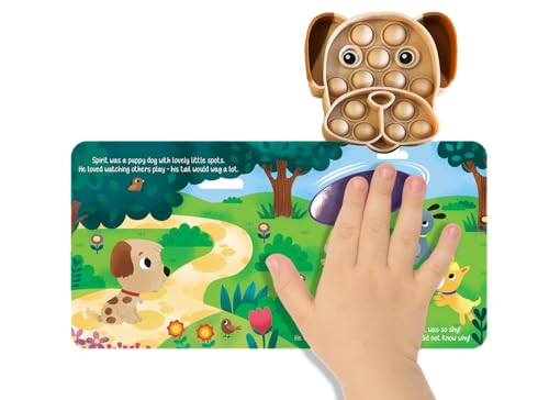 Fidgimals Little Puppy Animal Baby Book | Educational Children's Books, Sensory Board Book with Pop It Fidget Toys, Perfect Sensory Toys for Toddlers ... Books with Sensory Fidget Popper Animals)