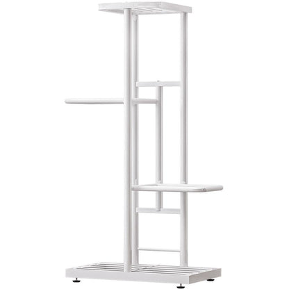 Curtainboro 4 Tier Plant Stand, Heavy Duty Metal Rack, Metal Flower Pot Shelf Holder Clearance, Tall Corner Rack for Multiple Plants for Patio Garden Balcony Living Room Bedroom