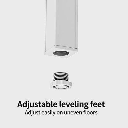 DHYGOTFUR Plant Stand - Aluminum Indoor/Outdoor Flower Rack, Waterproof & Rust-Proof, Stable Support for Pots, Perfect for Living Room, Balcony, Garden, and Office (White, 4 Tier)