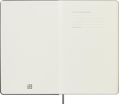 Moleskine Classic Weekly Undated Planner, Hard Cover, Large (5" x 8.25"), Black, 288 pages