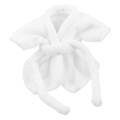 Wakauto Doll Bathrobe & Sleepwear Set for 8-12 inch Stuffed Animals | Plush Bear Robe, Cotton Kimono for Rag Dolls & Mini Bears | Bathtub Toy & Dress Up Costume Favor