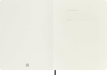 Moleskine Classic Notebook, Extra Large, Ruled, Black, Soft Cover (7.5 x 10)