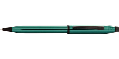 A.T. Cross Cross Century II Highly-polished translucent green lacquer finish Black with PVD appointments Ballpoint Pen