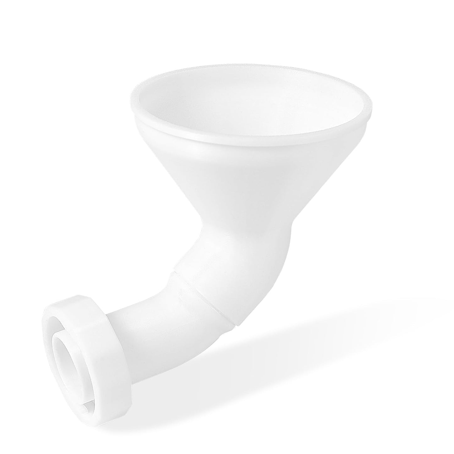 RV Water Inlet Funnel, 3.54-in Wide Mouth Gravity Fresh Water Tank Fill Funnel for Water Inlet Hatch, Travel Trailer Essentials Accessories Supplies, Screw-On Hands-Free Design