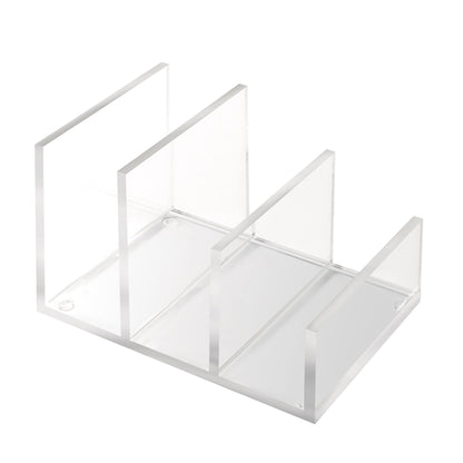 russell+hazel Acrylic Tray Bundle, Office Supplies, with Bloc Tray, Tape Dispenser, Mini Collator, 3 Pieces
