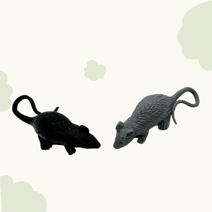30 Pcs Mini Simulated Mouse Fake Mice Realistic Mouse Fake Rats Small Plastic Mice Realistic Terror Plastic Mouse Figurines Toy for Kids Children April Fools Day Halloween Prank Party Supplies