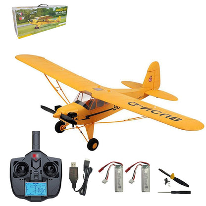 Park10 Toys 5CH RC Plane A160 J3 RC Airplanes for Adults 3D/6G Mode Brushless Stunt RC Planes 2.4GHZ RC Glider with 2 Batteries and Spare Propeller