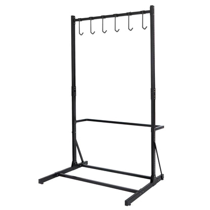 DorBuphan Bicycle Storage Rack for Garage, Freestanding Bike Storage Rack Max 5 Bikes, Heavy-Duty Solid Steel Bike Racks for Garage for Home and Garage Organizer
