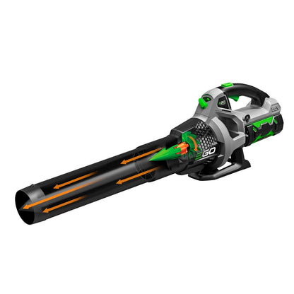 EGO POWER+ Leaf Blower, Cordless Electric 530 CFM, Includes 56V 2.5Ah Battery and Charger - LB5302