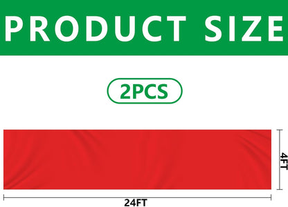 2Pack 4 Mil Embossed Red Mulch Garden Plastic Film, 4ft X 25ft Red Agriculture Crops Grow Film, Planting Mulch Films for Potato, Tomato, Eggplant, Strawberry