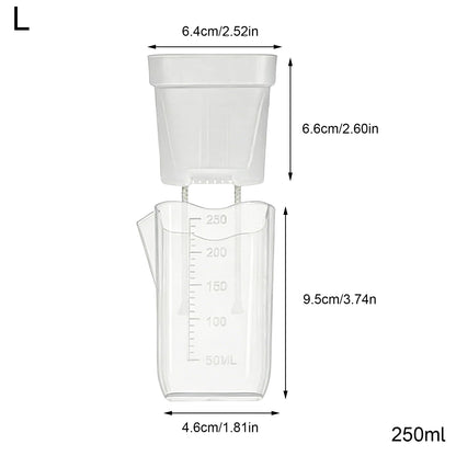Flower Pots for Plants,Self-Watering Transparent Plant Planter | Mini Clear Flower Containers,for Semi-Hydro Propagation Cuttings Seedlings African Violets Balcony Bedroom Living Room