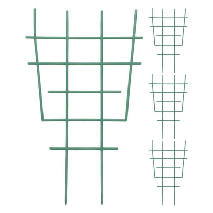 Toddmomy 4pcs Vine Plant Trellis for Pots Climbing Plants Holder Indoor Outdoor with Grid Design for Potted Vines and Flowers