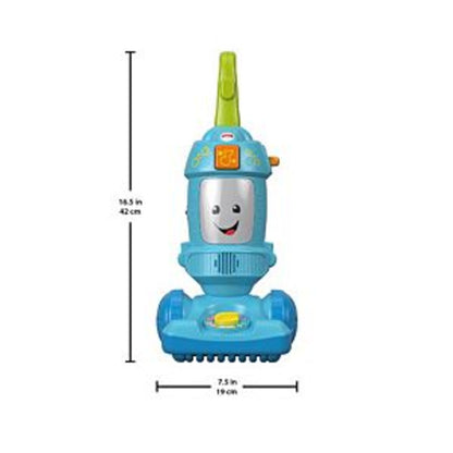 Fisher-Price Toddler Toy Laugh & Learn Light-Up Learning Vacuum Musical Push Along for Pretend Play Infants Ages 1+ Years (Amazon Exclusive)