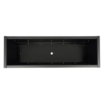 LuYuLTONG Modern Metal Planter Box, 36" L x 12" W x 20" H, Rectangular Galvanized Steel Raised Garden Bed with Drainage Hole&Gloves, Flower Planter Pot for Patio, Yard, Porch