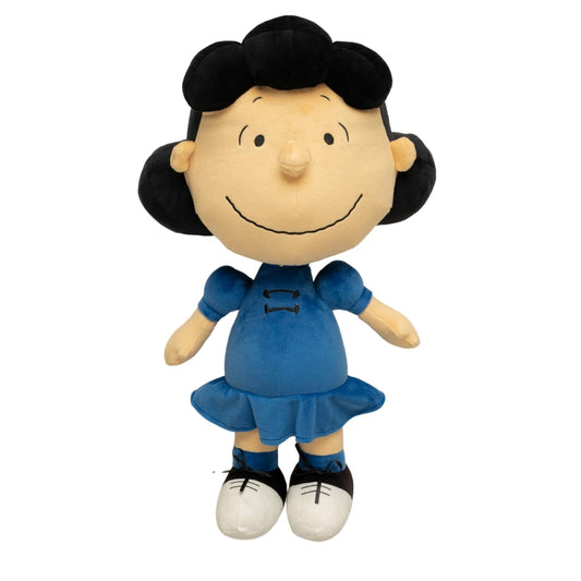 Peanuts Lucy Bedding Super Soft Plush Decorative Throw Cuddle Pillow, (Officially Licensed Product) By Franco Collectibles