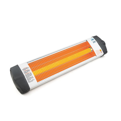 Econat C-15 Infrared Electric Wall Heater 1500W, Adjustable Thermostat, Quiet Targeted Heat, Indoor & Outdoor Use — 2 Pack