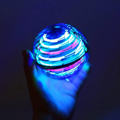 360 Degree Rotating mini UFO Flying Ball Pink
