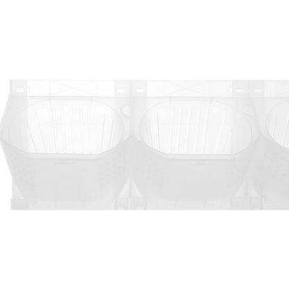 DUSNDULR 2 PCS Self-Watering Wall Planter, Wall-Mounted Vertical Garden Planter with 36 Pots for Indoor Outdoor Flowers Vegetables Herbs (White)