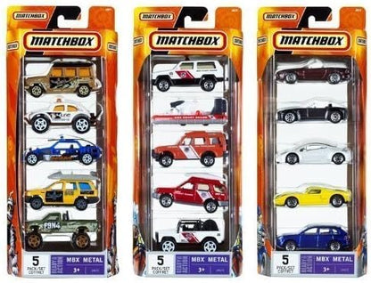 Matchbox Set of 15 Toy Cars and Trucks with 3 Themed 5-Packs of 1:64 Scale Die-Cast Vehicles (Styles Will Vary) Bundle