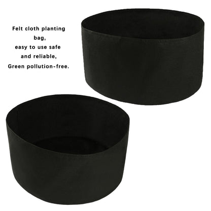 Xnferty 150 Gallons Extra Large Round Raised Garden Bed, Deep Soil Diameter 46"/ Height 22" Planting Container Grow Bags Durable Felt Fabric Planter Pot for Plants,Vegetables,Flowers (Black)