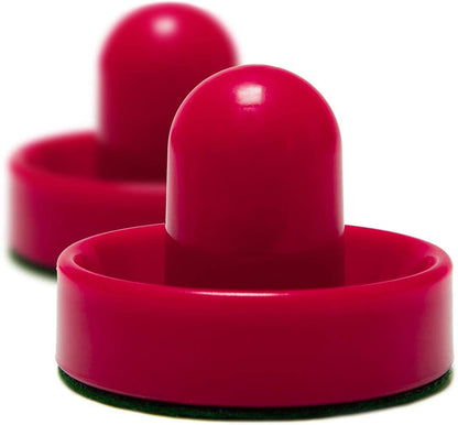 Air Hockey Pucks and Paddles - Rechargeable Floating Air Hockey Pucks for Any Flat Surface, Include a Charging Cable and Electronic Rechargeable Air Hockey Pucks, 2 Air Hocky Strikers
