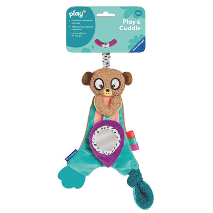 Ravensburger Play+ Crinkle & Chew - Meerkat | Soft Plush with Teething Edge | Multisensory Details | Fine Motor Fun