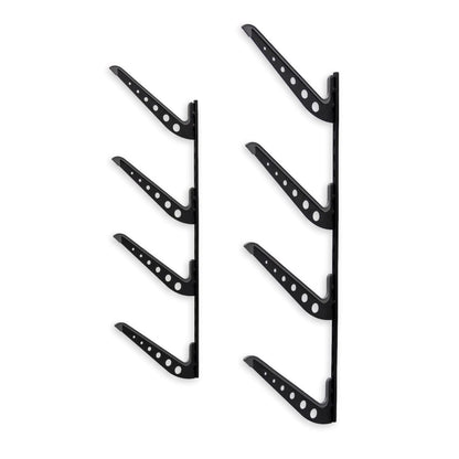 StoreYourBoard Beach Chair and Umbrella Wall Storage Rack, Metal Adjustable 4 Level Beach Gear Hanger, Garage and Home Organizer, Heavy Duty Beach Chair Rack Holds up to 100 lbs