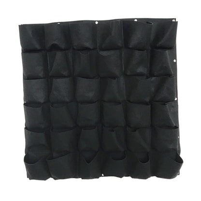AwnsIMfreien Wall Planting Bags, Hanging Planter Bags Vertical Wall Mounted Plant Grow 36 Pocket Fabric Pots for Home Balcony, Hanging Planter