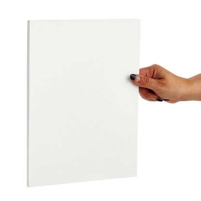 Paper Junkie Blank Books for Kids to Write Stories - 6-Pack 8.5 x 11 in White Hardcover - Unlined Sketchbooks & Writing Notebooks - Drawing Notebook & Blank Story Book