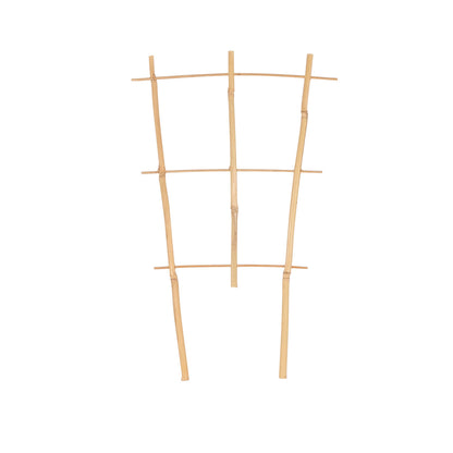 Natural Bamboo Trellis 15 Inches for Climbing Plants, Bamboo Trellis Potted Plant - 3 Pack