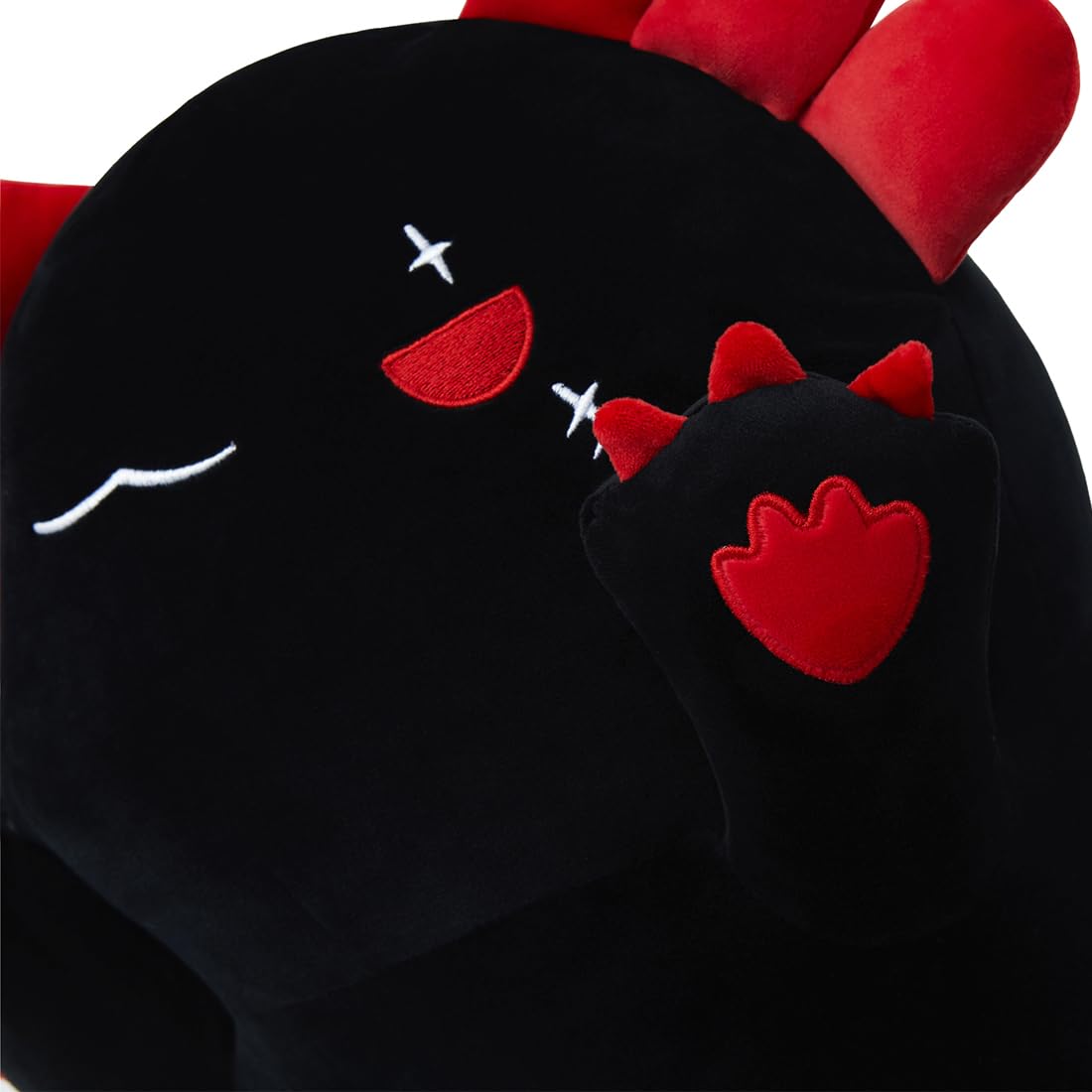 MIAOHAHA Long Plush Axolotl Toy Stuffed Animal Axolotl Plush Toy Pillow Gift for Kids and Girls(Black,70cm/27.5in)