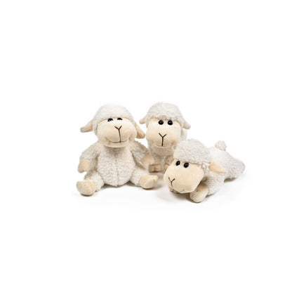 Tiny Heart Sheep Stuffed Animal, Lamb Stuffed Animal, Sheep Plush Toy, Cute Soft Stuffed Lamb Kids Boys and Girls Birthday Baby Home Decor Cuddly White Lamb Toys (Prone Position)