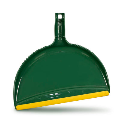 Pine-Sol Jumbo Dustpan, 13.2” | Heavy Duty Dust Pan with Rubber Edge | Clip-On Design Attaches to Standard Broom Sticks