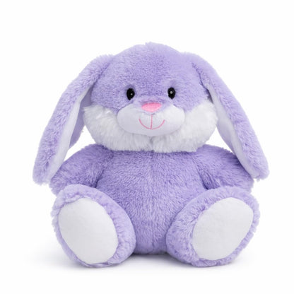 HollyHOME Easter Bunny Stuffed Animal Stuffed Bunny Plush Soft and Cuddly Stuffed Rabbit Easter Gift for Kids Baby Girls 10 inch Purple