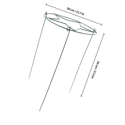 BESPORTBLE Garden Vine Plant Trellis Climbing Support Stand Metal Frame Green 30x45cm for Outdoor Indoor Potted Plants