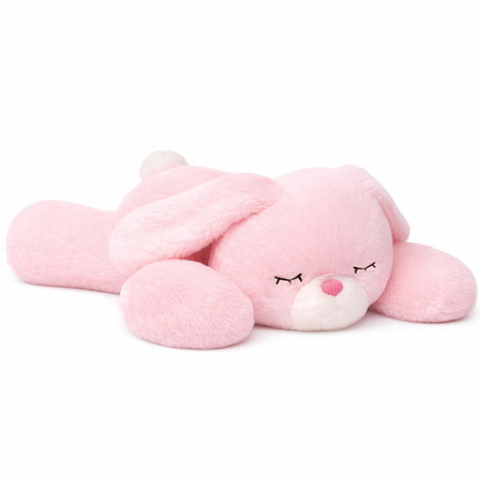 Mushymallow Weighted Easter Bunny Stuffed Animal Soft Weighted Rabbit Plushes Cute Pink Bunny Plush Toy Birthday Easter Gifts for Kids Boys Girls Adults (20" 4 lbs)