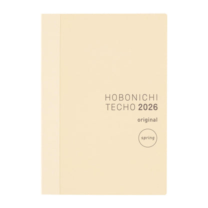 Hobonichi Techo 2026 Original Book – A6, Japanese, Daily, April Start, Monday Start, Planner