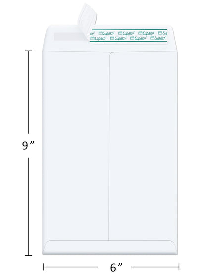 Eupako Catalog Envelopes 6x9 Small White Envelopes Self Seal 250 Pack for Mailing, Organizing, Storage
