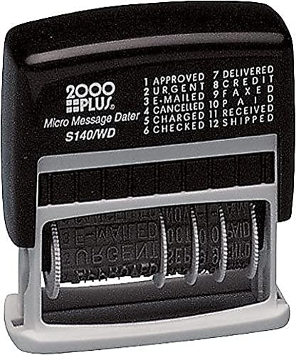 Cosco 2000 Plus Self-Inking Type Size 1 Micro Message Dater (011090)