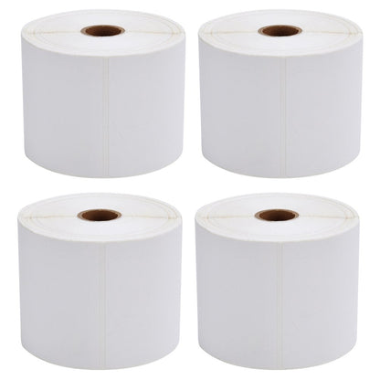 MFLABEL 4x6 Direct Thermal Shipping Labels - 4 Rolls of 450 Labels/Roll, Compatible with Zebra 2844/ZP450/ZP500/ZP505, USPS/FedEx/UPS/Amazon Shipping, Smudge-Resistant & Permanent Adhesive