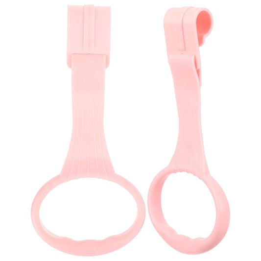 SAFIGLE Baby Crib Pull Rings Infant Playpen Pull up Rings for Toddler Walking Assistance Lightweight Baby Bed Stand up Handles with Smooth Rounded Edges for Safe Grip 7.67X3.54X0.47In