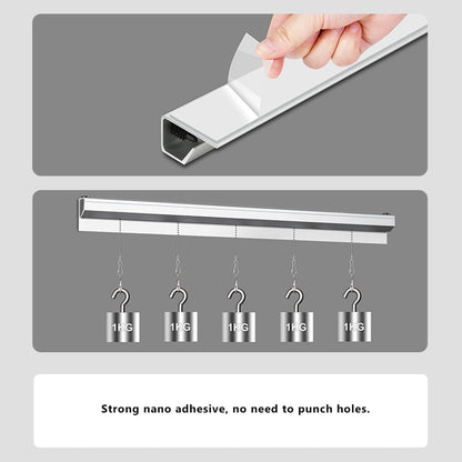 ECKEK 2 Pack Ticket Holders Receipt Holder for Restaurant, No Drill Check Rack Order Receipt Rail Display Slide for Commercial Kitchen Cafes Pubs Bars (12 Inch)